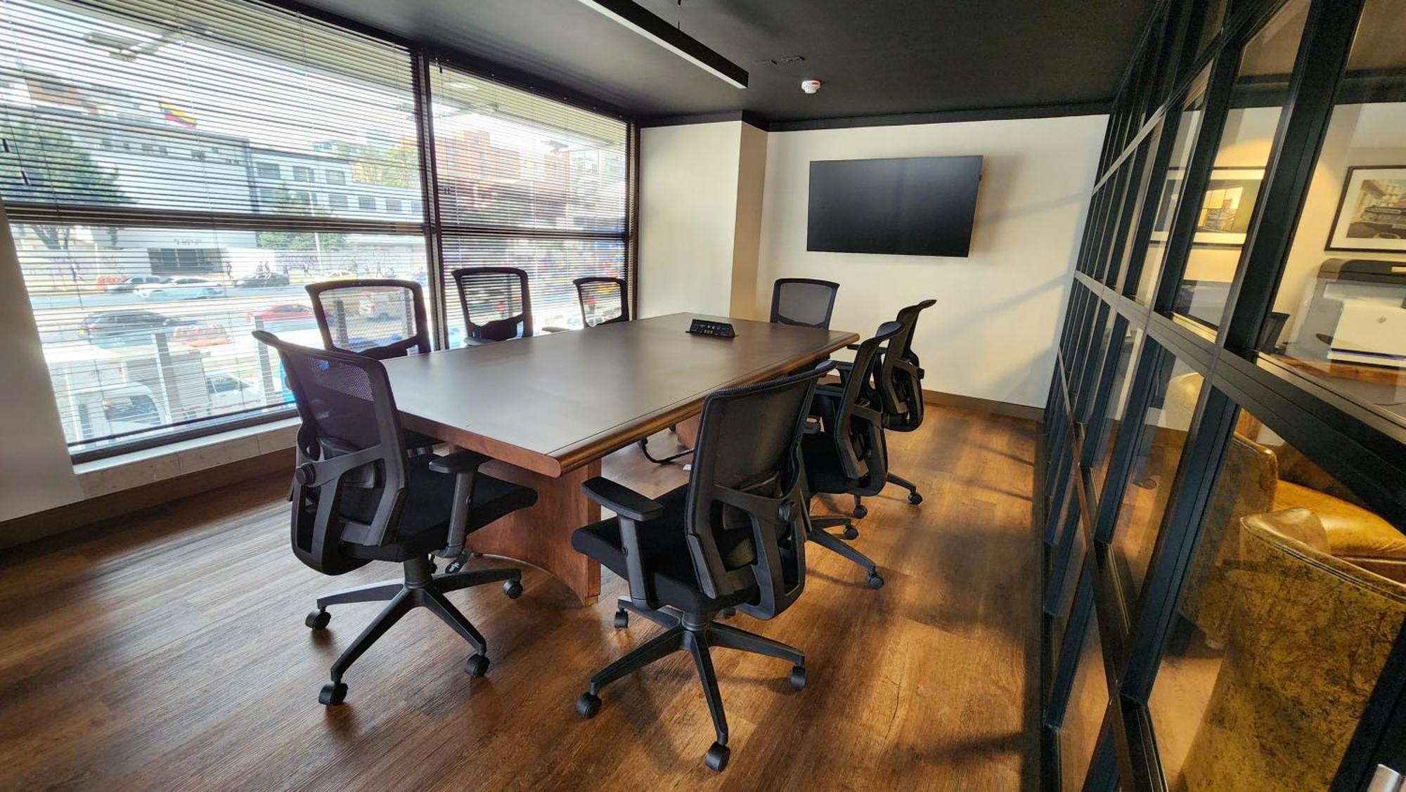 Bogota Plaza Hotel Bagian luar foto A meeting room at the company's headquarters in Bangalore